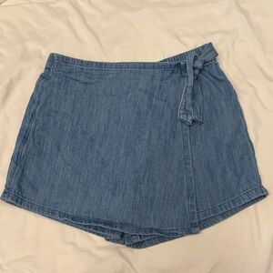 Old Navy Light Blue Denim Skirt